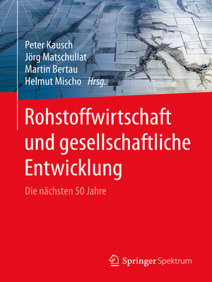 cover image of Rohstoffwirtschaft und gesellschaftliche Entwicklung